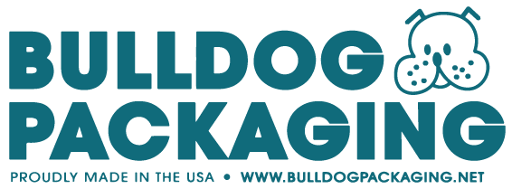 Bulldog Packaging logo - inverted