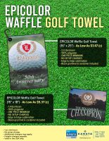 Waffle Golf Towels